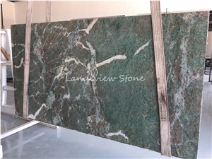 Green Sukabumi Stone Bali Swimming Pool Tiles Wall
