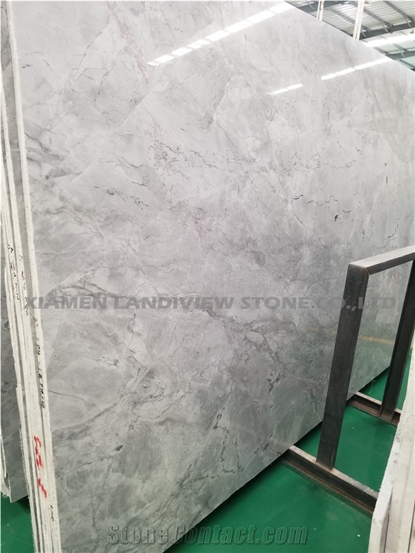 Grey and White Eclipsia Quartzite Floor Tiles Idea