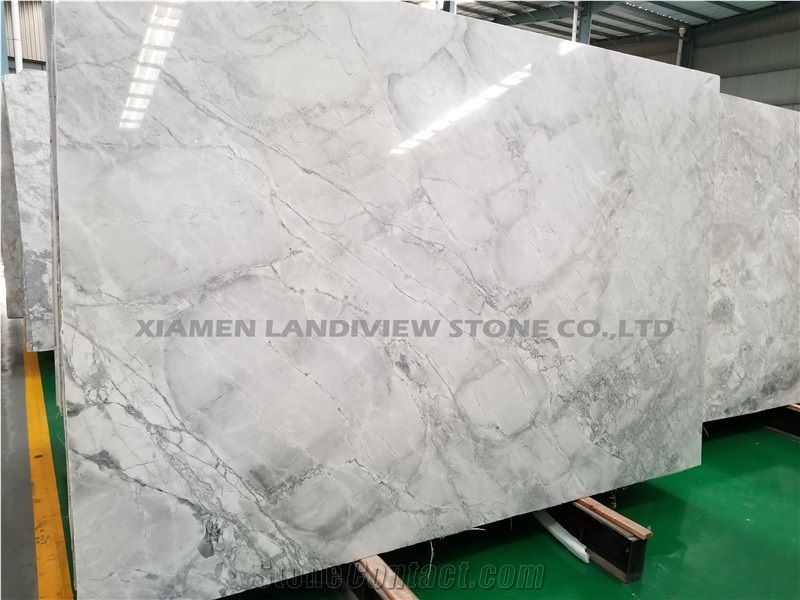 Grey and White Eclipsia Quartzite Floor Tiles Idea