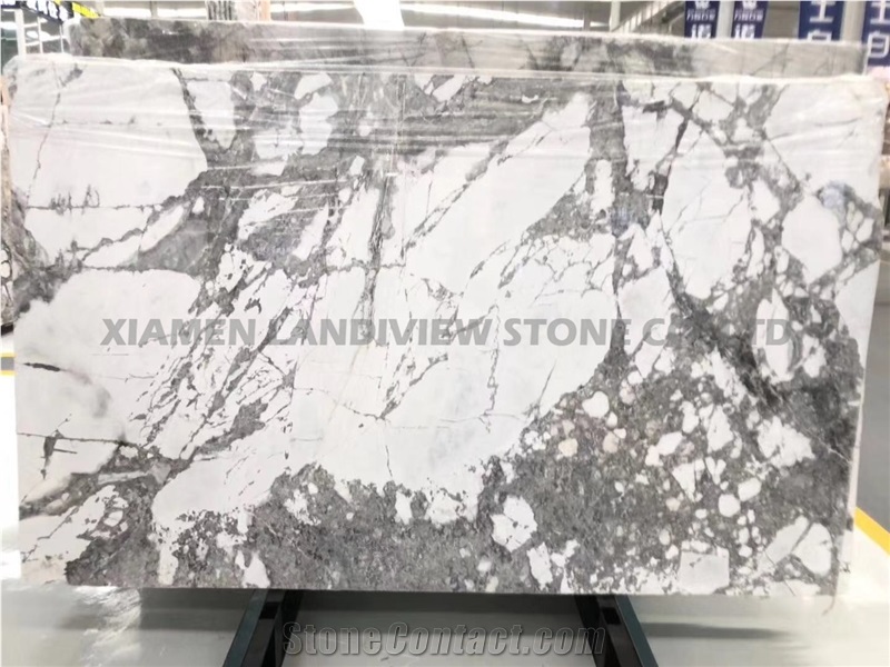 Invisible Grey Gold Marble Slabs