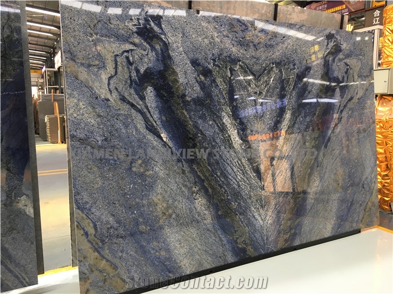 Luxury Blue Granite Azul Bahia Steps