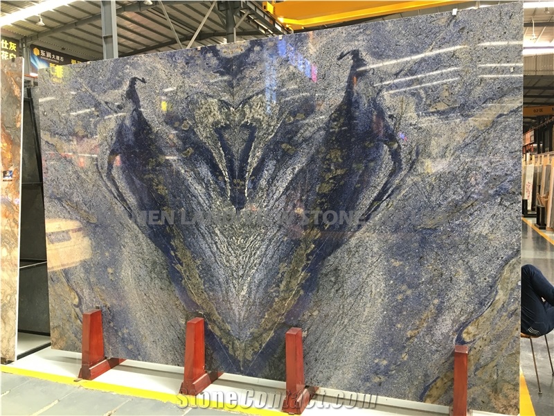 Luxury Blue Granite Azul Bahia Steps