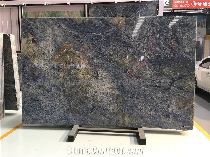 Luxury Blue Granite Azul Bahia Steps