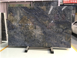 Luxury Blue Granite Azul Bahia Steps