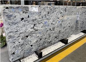 Labradorite Bianca Granite Slabs White Granite For Kitchen