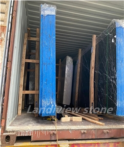 Nero Marquina Black Marble Tiles Slabs,White Veins