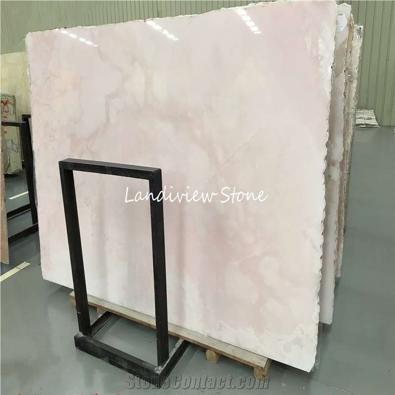 Pink Onyx Slabs Tiles