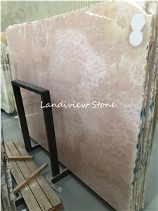 Pink Onyx Slabs Tiles