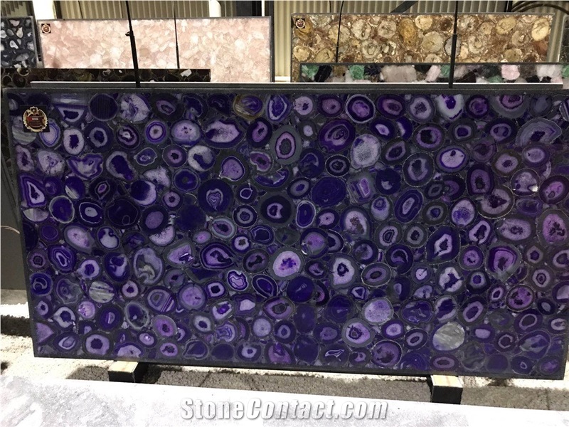 Purple Gemstone Stone Lilac Agate Gemstone