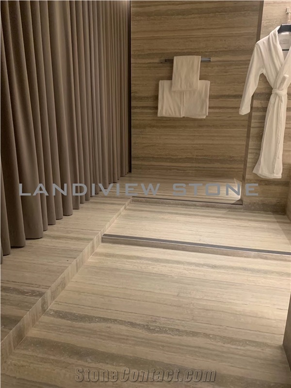 Silver Travertine Slabs, Silver Travertine Tiles