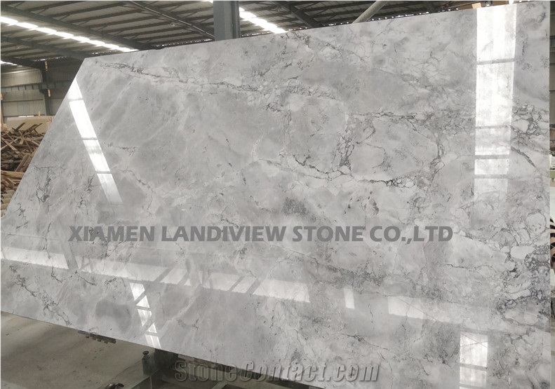 Super White Dolomite Quartzite Slab