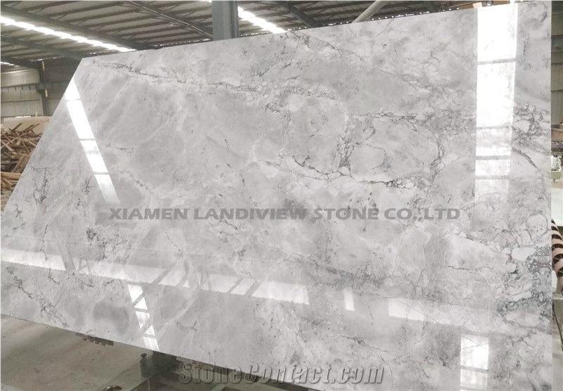 Super White Quartzite Kitchen Countertops