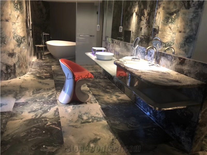 Violet Blaze Marble Slab