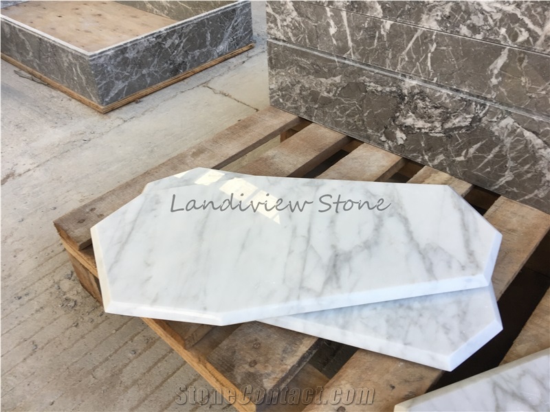 White Bianco Carrara Cd Marble Table Top