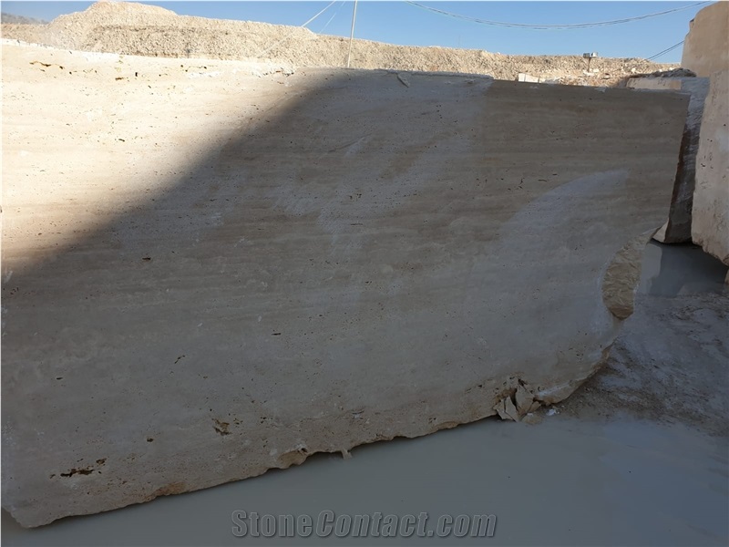 Beige Travertine Blocks
