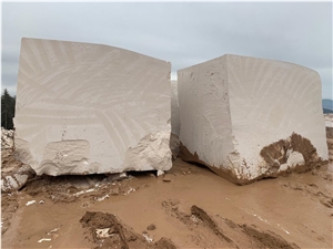 White Limestone Blocks