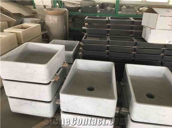 White Marble Basin