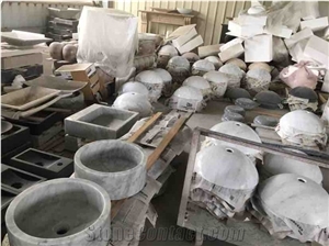 White Marble Basin
