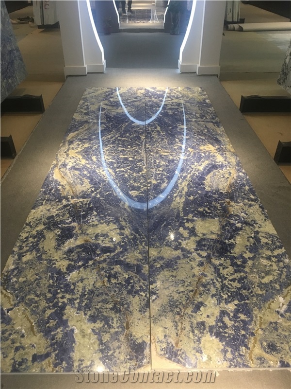 Royal Blue Sodalite Bolivian Quartzite Slab & Tile