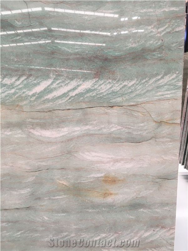 Royal Green Marble Niagara Brazil Quartzite Slabs