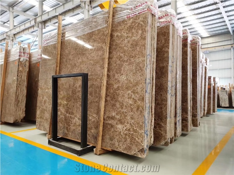 Light Crystal Emprador Marble Interior Floor Tiles