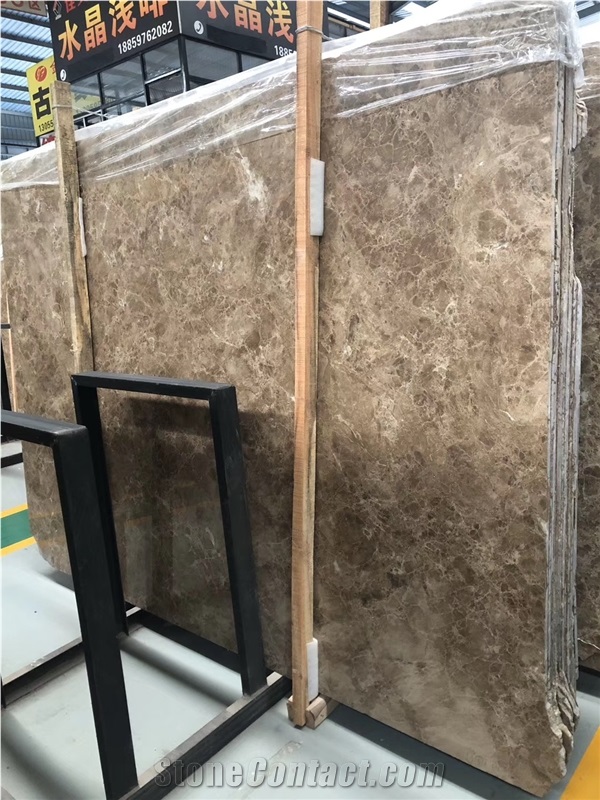Light Crystal Emprador Marble Interior Floor Tiles