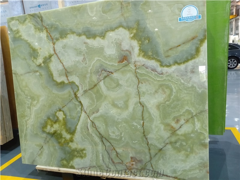 Persian Light Green Onyx Iran Onyx Wall Cladding
