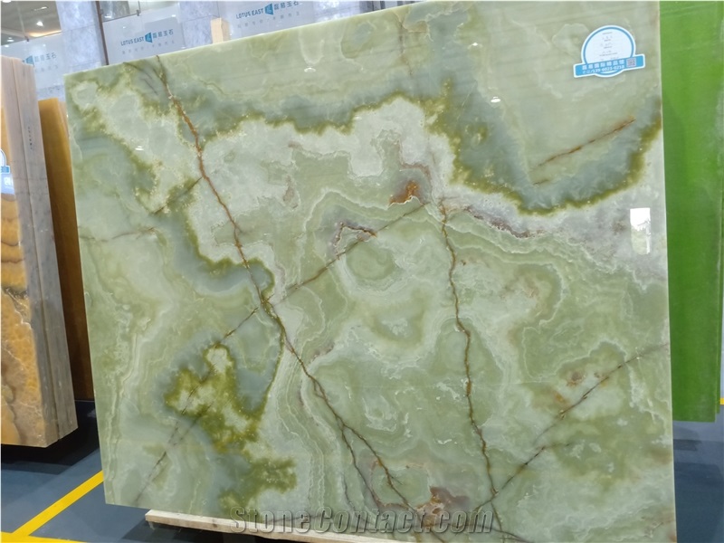 Persian Light Green Onyx Iran Onyx Wall Cladding