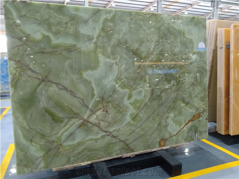 Persian Light Green Onyx Iran Onyx Wall Cladding
