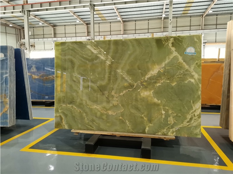 Persian Light Green Onyx Iran Onyx Wall Cladding
