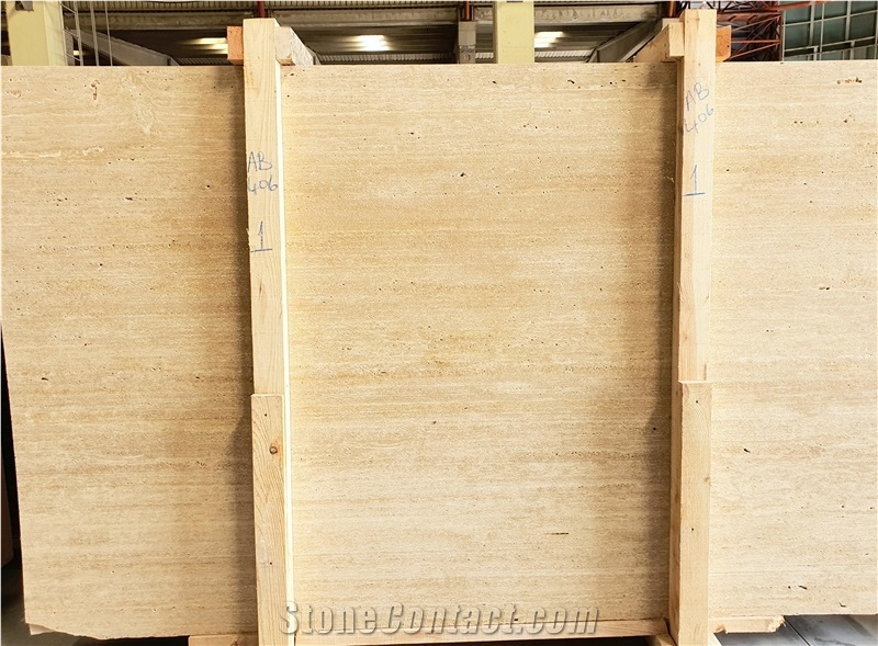 Light Travertine Slabs