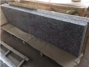 Polished White Wave Granite Steps