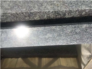 Polished White Wave Granite Steps