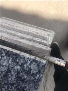 Polished White Wave Granite Steps