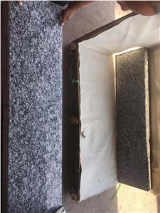 Polished White Wave Granite Steps