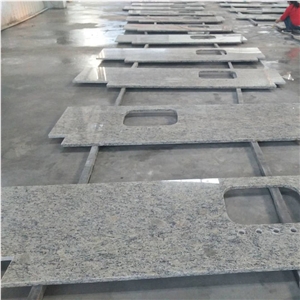 Prefab Polish Purple Granite Kitchen Countertop
