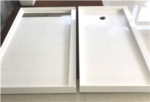 Hotel Bath Shower Tray Bases by Marble Powder
