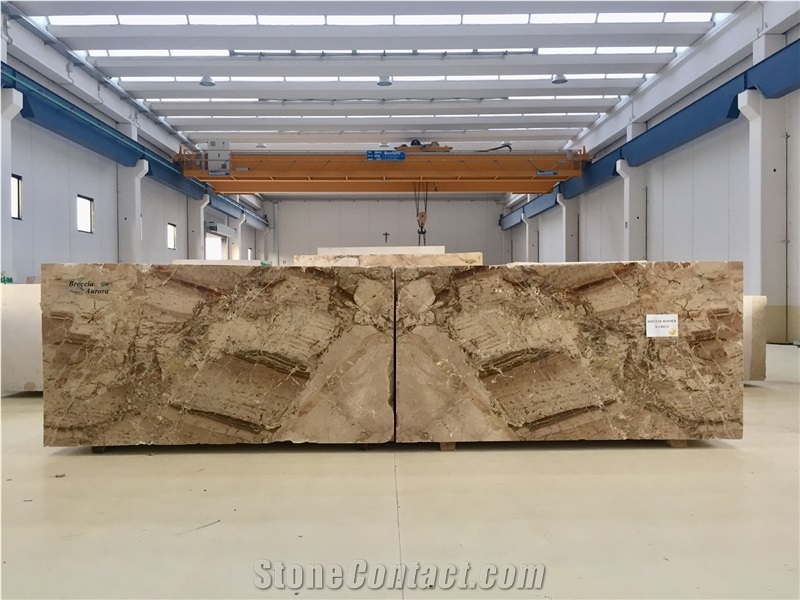 Breccia Aurora Macchia Laredo Marble Slabs