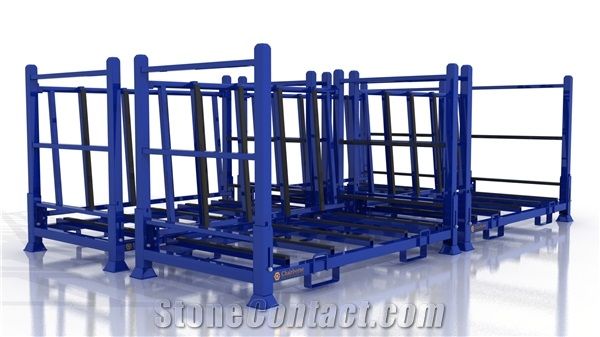 Folding & Stacking Slab/ Stone/ Glass Rack