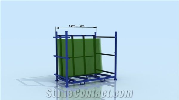 Heavy Loading 9000kg Stacking Stone Rack