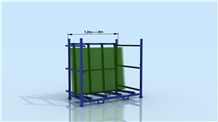 Heavy Loading 9000kg Stacking Stone Rack