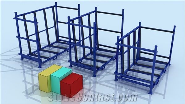 Heavy Loading 9000kg Stacking Stone Rack