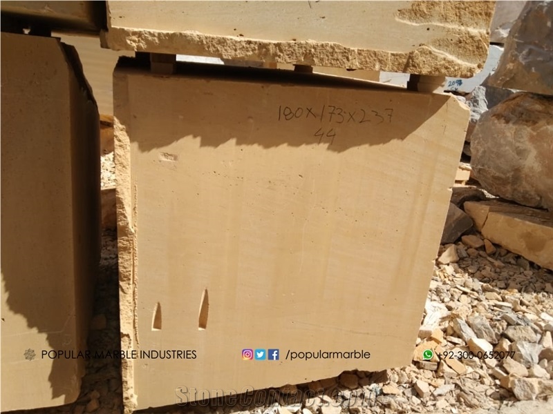 Yellow Sandstone Blocks