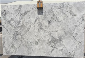 Super White Calacatta Quartzite Slab