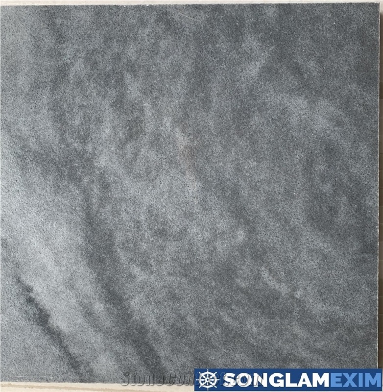 Polished Dark Grey Marble Tile