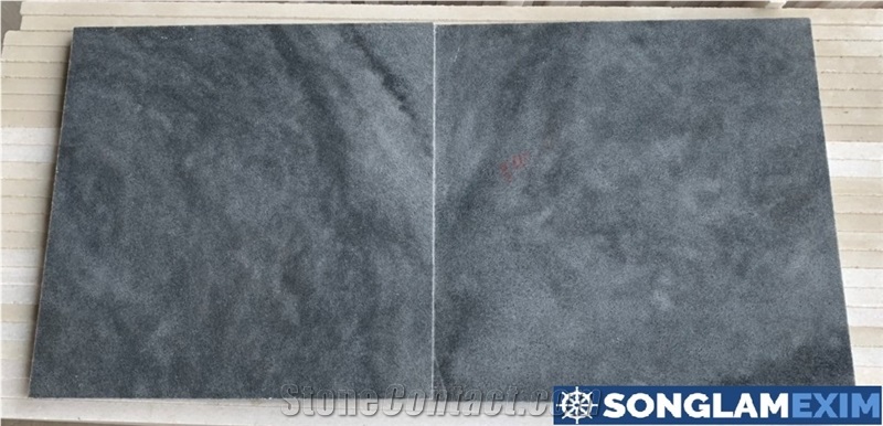 Polished Dark Grey Marble Tile
