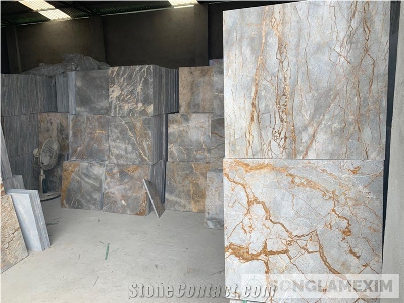Royal Vein (Multicolor) Marble Polished Tile