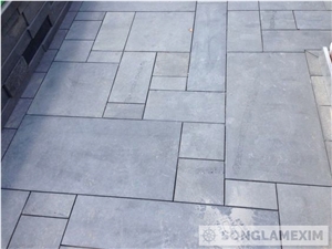 Vietnam Bluestone French Pattern Scrapped Finish