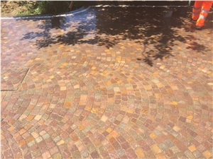 Porphyry Setts Cubes, Cobblestone, Pavers