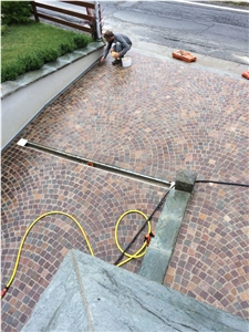 Porphyry Setts Cubes, Cobblestone, Pavers
